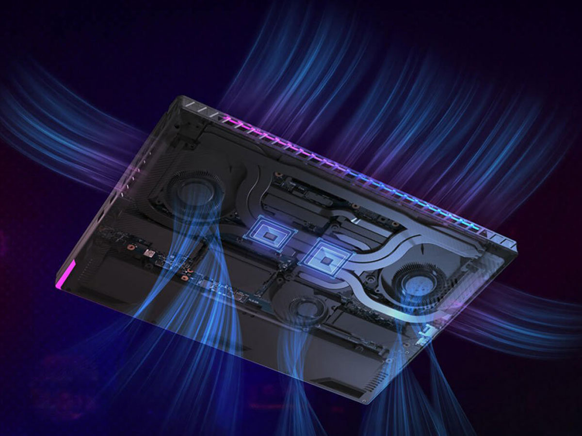 ASUS ROG Strix SCAR 16 chłodzenie