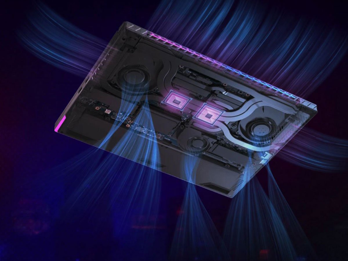 ASUS ROG Strix SCAR 18 chłodzenie
