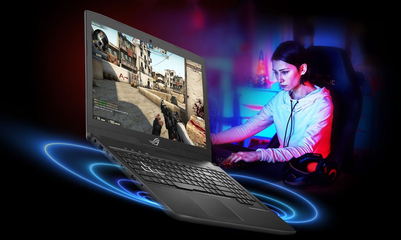 ASUS ROG Strix SCAR GL703GM Lepsze wrażenia dźwiękowe