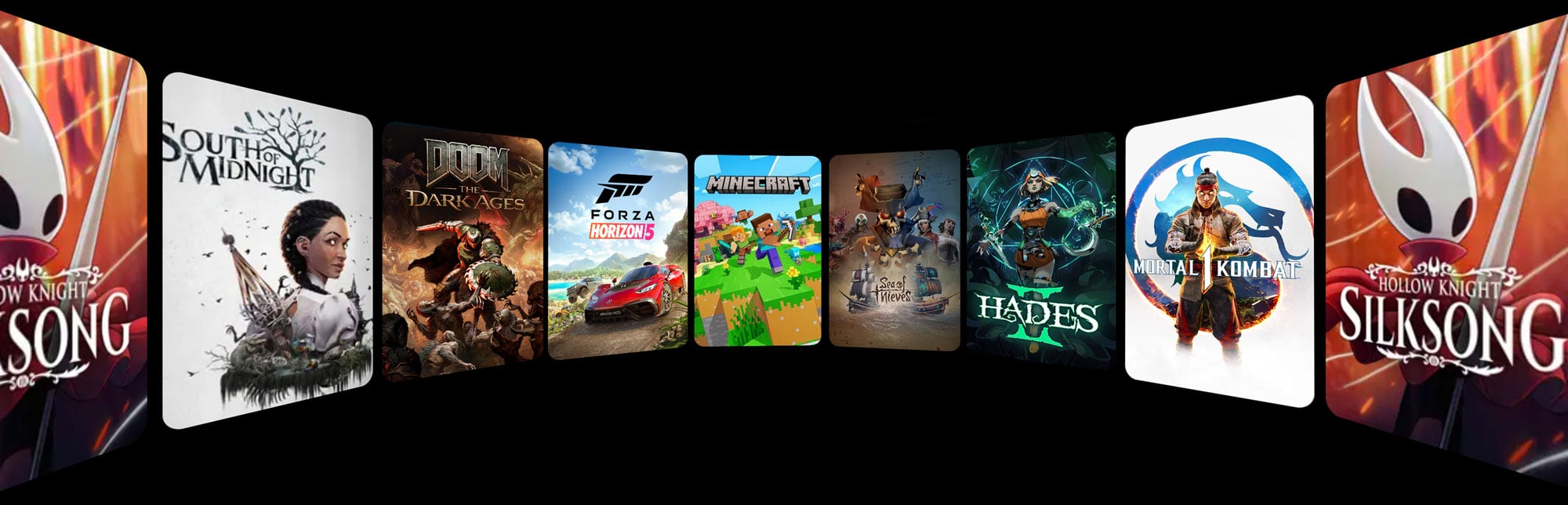 Karuzela popularnych gier, które można uruchomić na ROG XBOX Ally X20