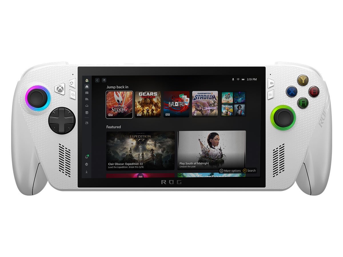 Konsola mobilna ASUS ROG Xbox ALLY - Widok od przodu