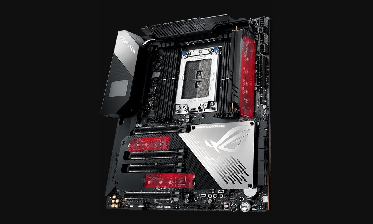 ASUS ROG ZENITH II EXTREME - Złącza M.2