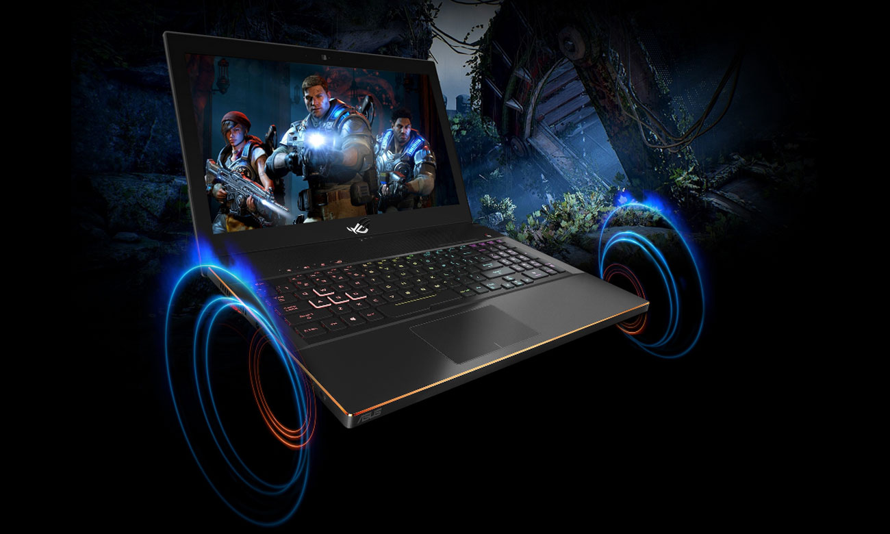 ASUS ROG Zephyrus M GM501 Doskonały dźwięk z inteligentnym wzmacniaczem