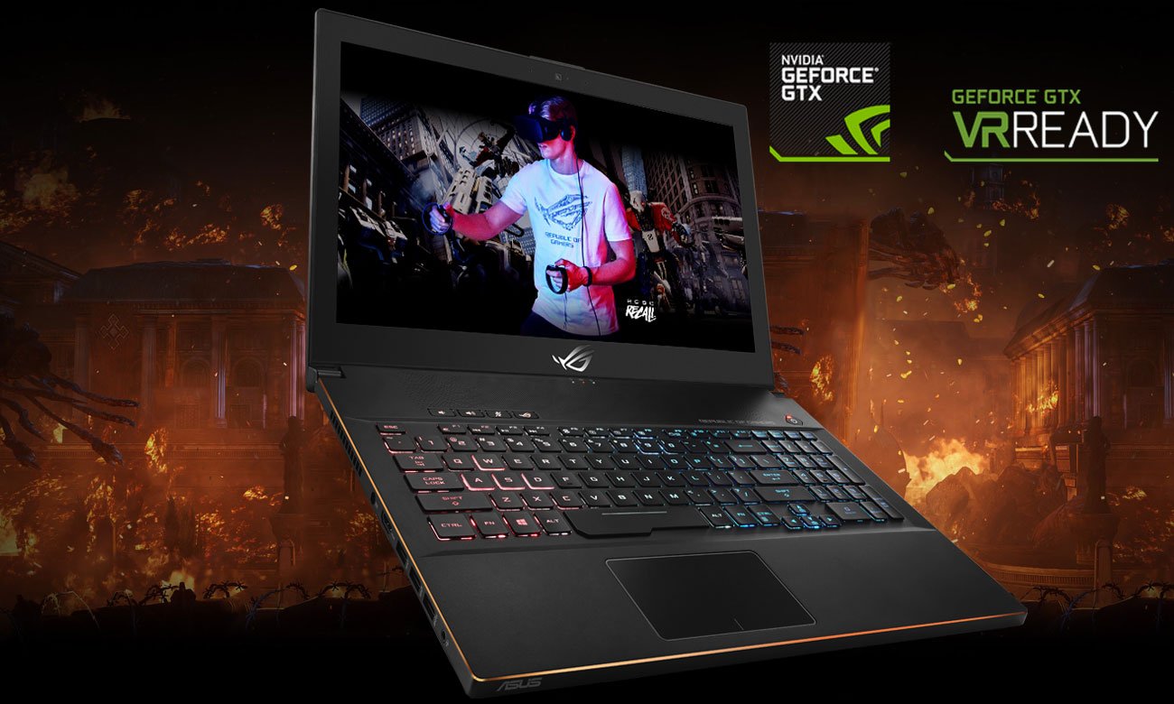 ASUS ROG Zephyrus M GM501 Wejdź do fascynującego świata VR