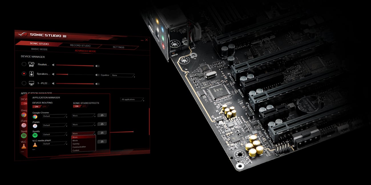 MSI X399 ROG ZENITH EXTREME Sonic Studio III, SupremeFX