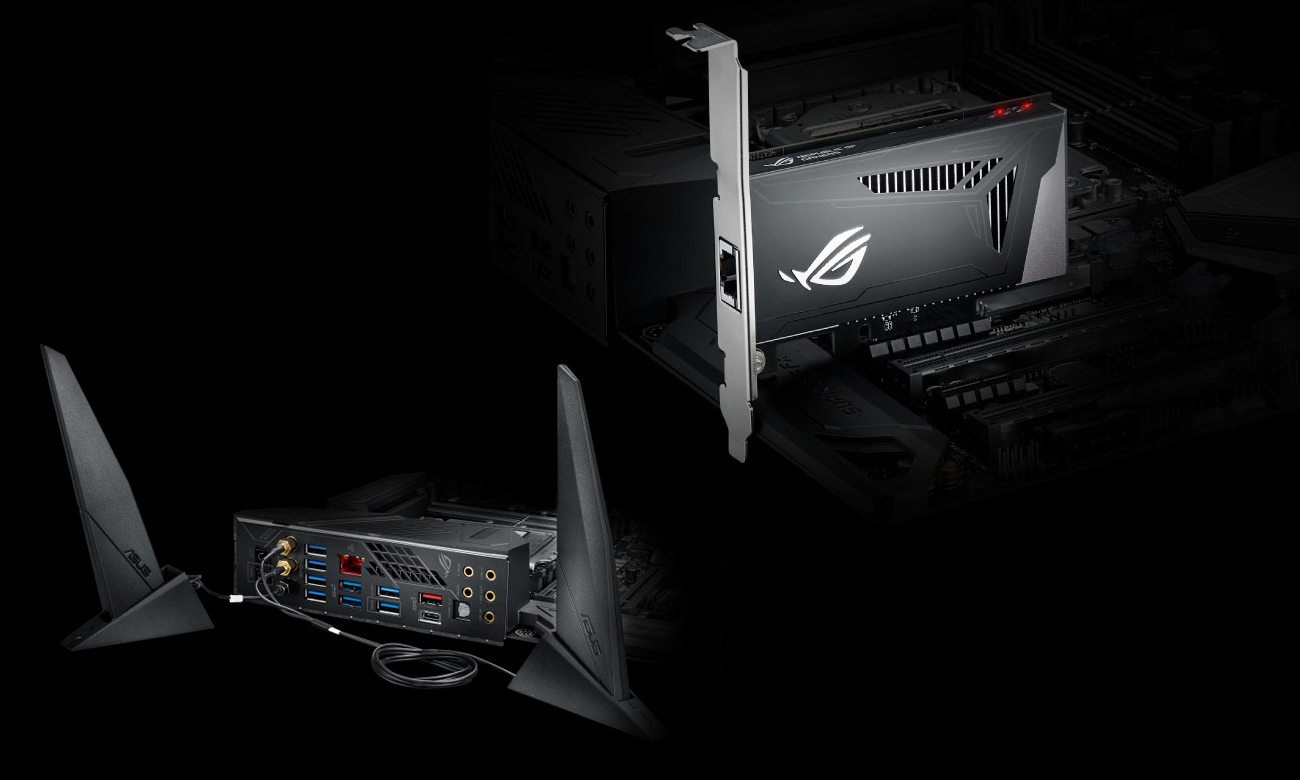 MSI X399 ROG ZENITH EXTREME Karta sieciowa ROG AREION, Wi-Fi