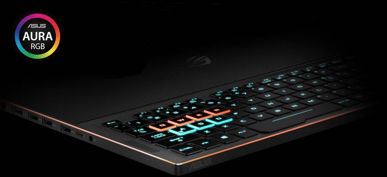 Klawiatura AURA RGB w ASUS ROG Zephyrus GX501VI