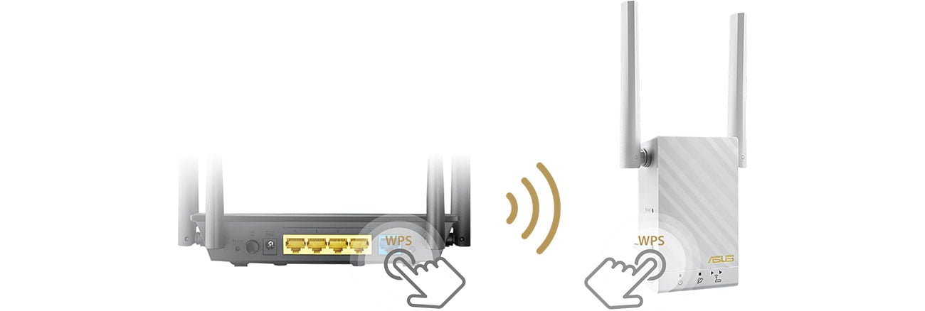 ASUS RP-AC55 Funkcja WPS