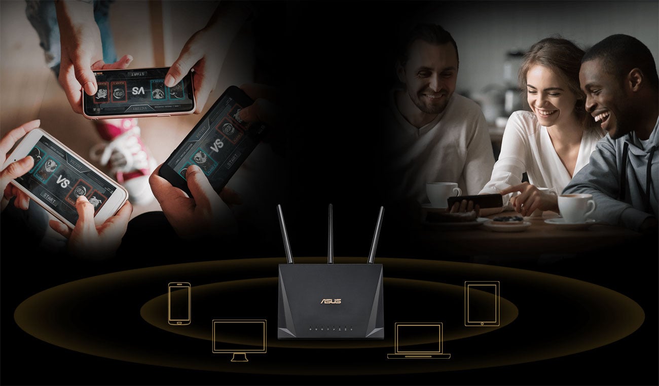 ASUS RT-AC65P Technologia MU-MIMO