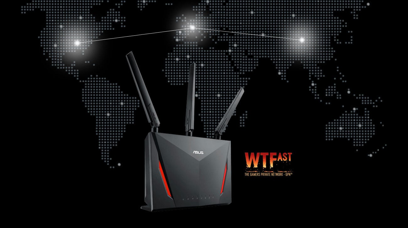 ASUS RT-AC86U WTFast Gamers Private Network
