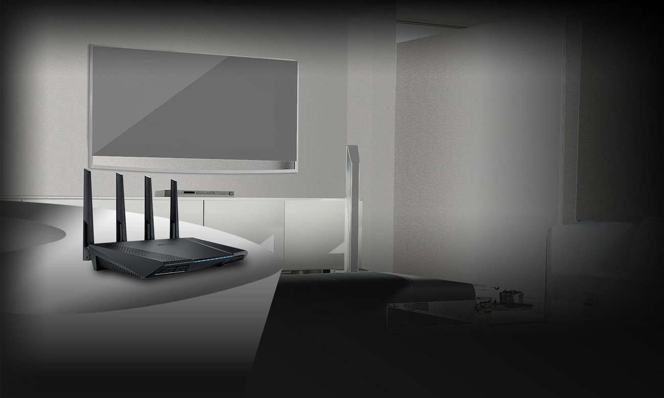 ASUS RT-AC87U pokrycie sygnałem