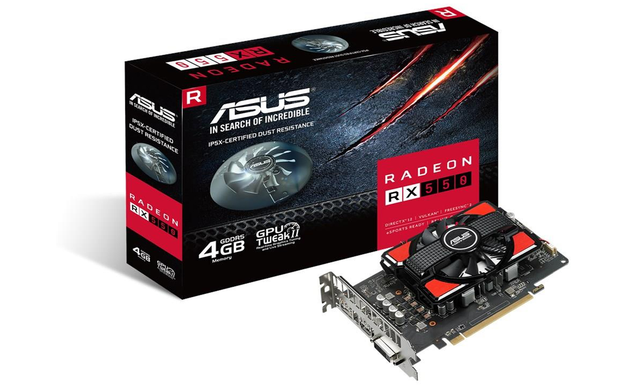 ASUS Radeon RX 550 4GB GDDR5