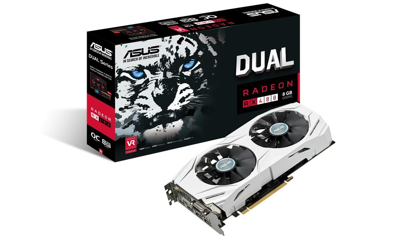 Karta graficzna PCI-E ASUS Radeon Dual RX 480