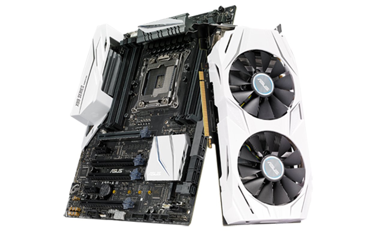 PCI-E ASUS Radeon Dual RX 480 i płyta główna X99-A II