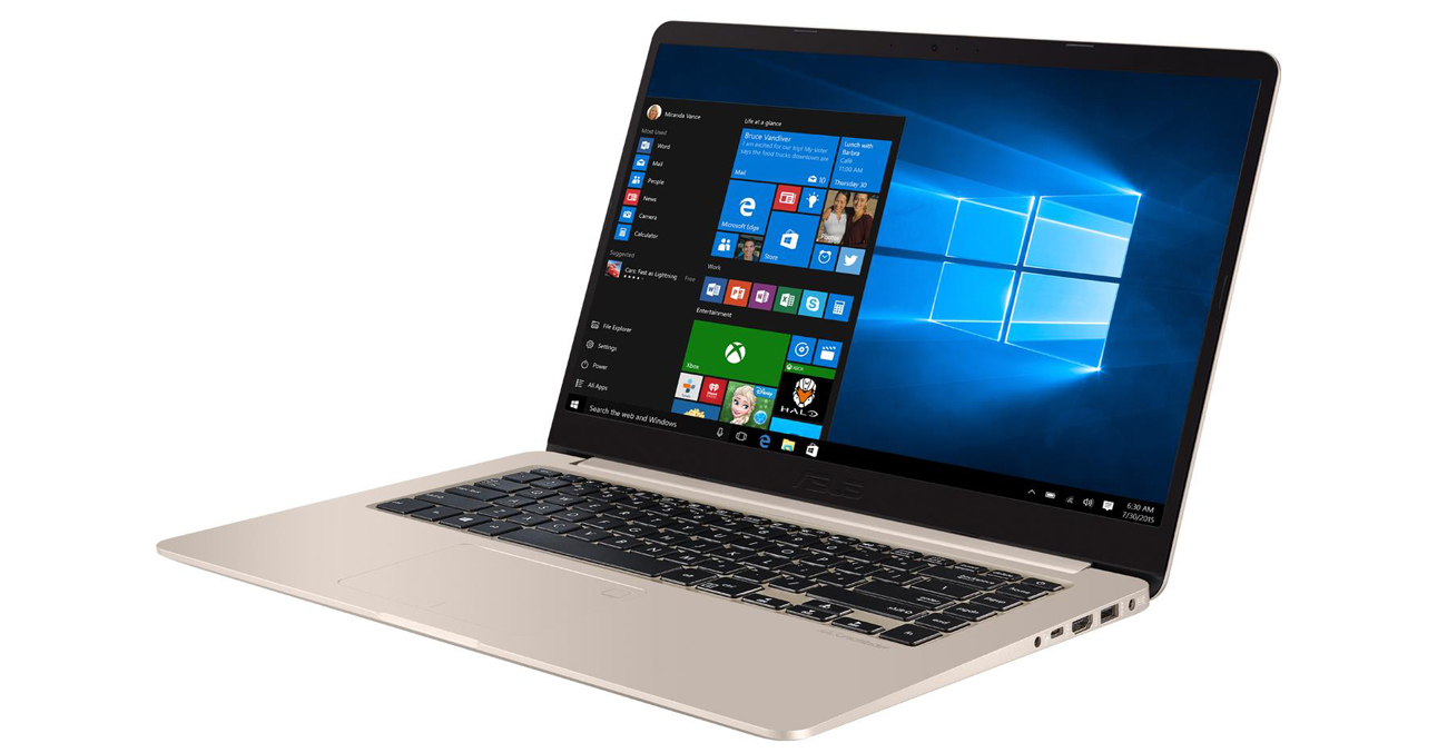 ASUS VivoBook S15 S510UN Wyświetlacz NanoEdge z ultrasmukłą ramką