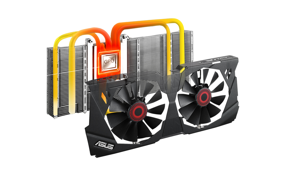 ASUS GeForce GTX 980 Strix chłodzenie