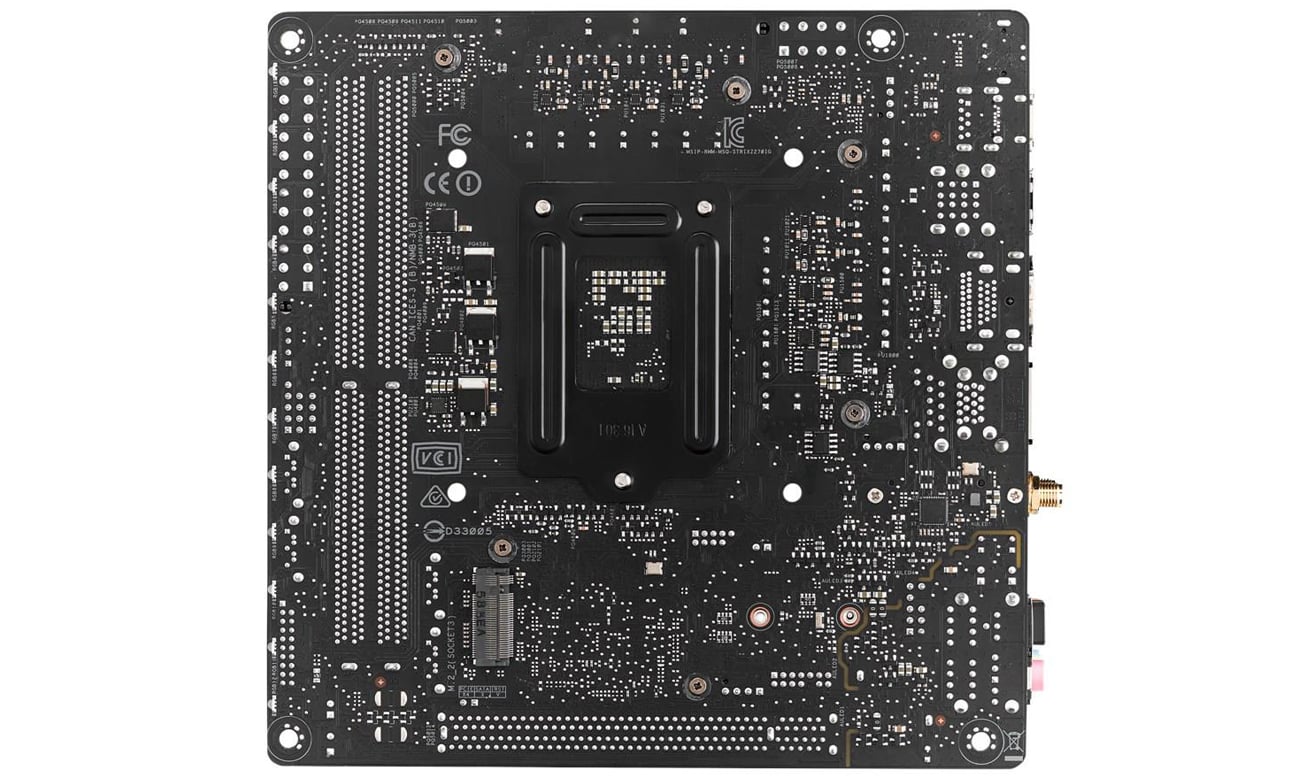 Płyta główna ASUS STRIX Z270I GAMING Tył widok z góry