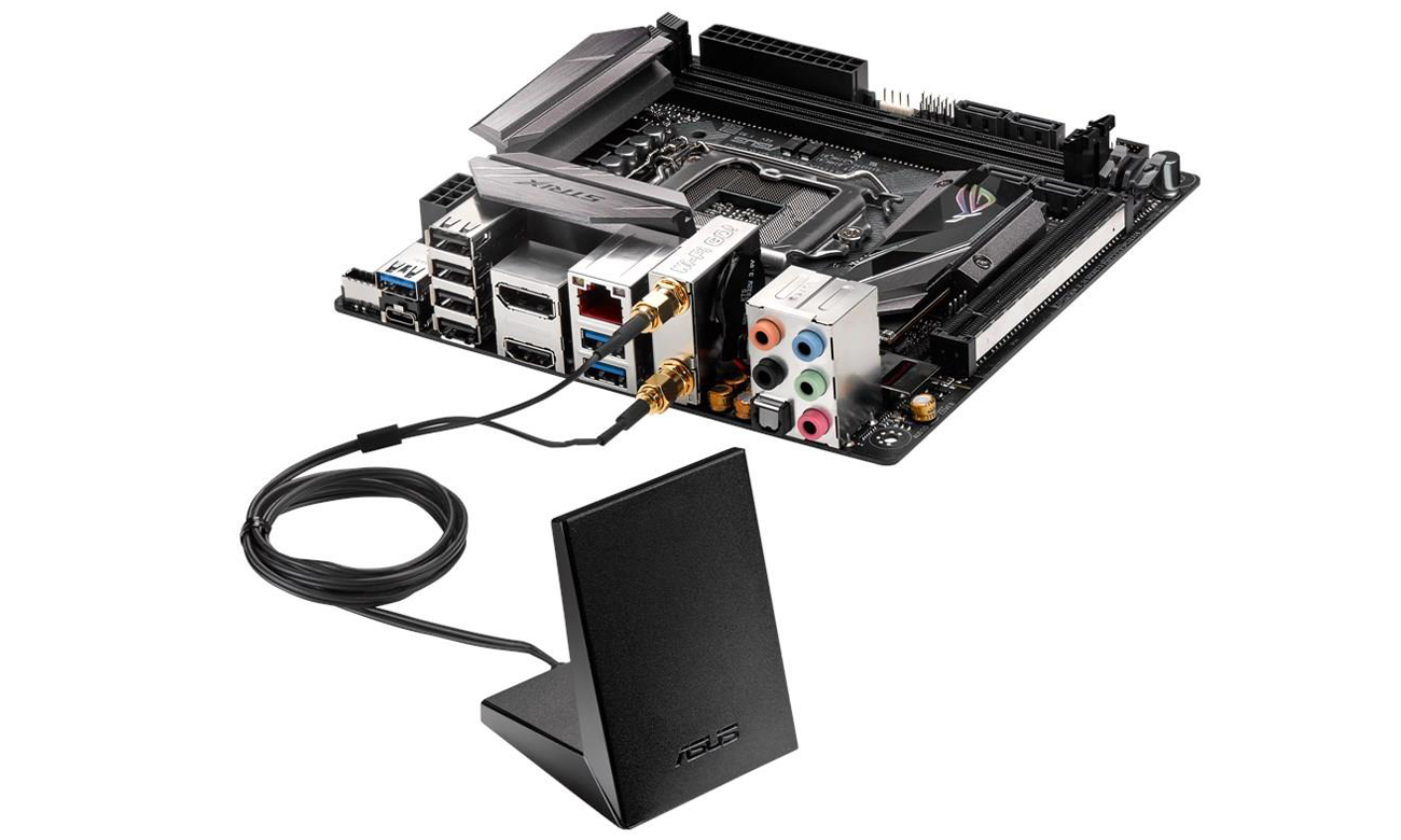 Płyta główna ASUS STRIX Z270I GAMING Widok z góry