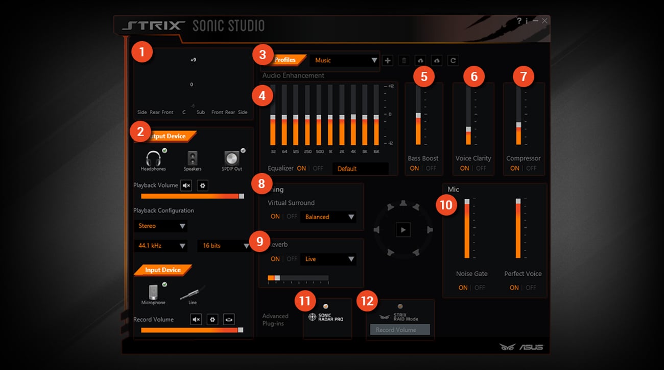 Karta muzyczna ASUS Strix Raid DLX PCI-E