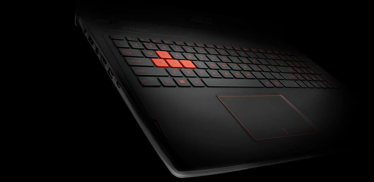 ASUS ROG Strix GL502VS podświetlana klawiatura