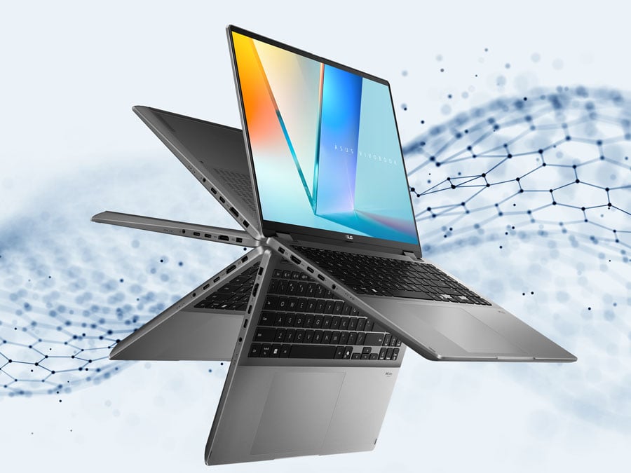 ASUS Vivobook 16 Flip TP3607 ekran klawiatura bok obudowy