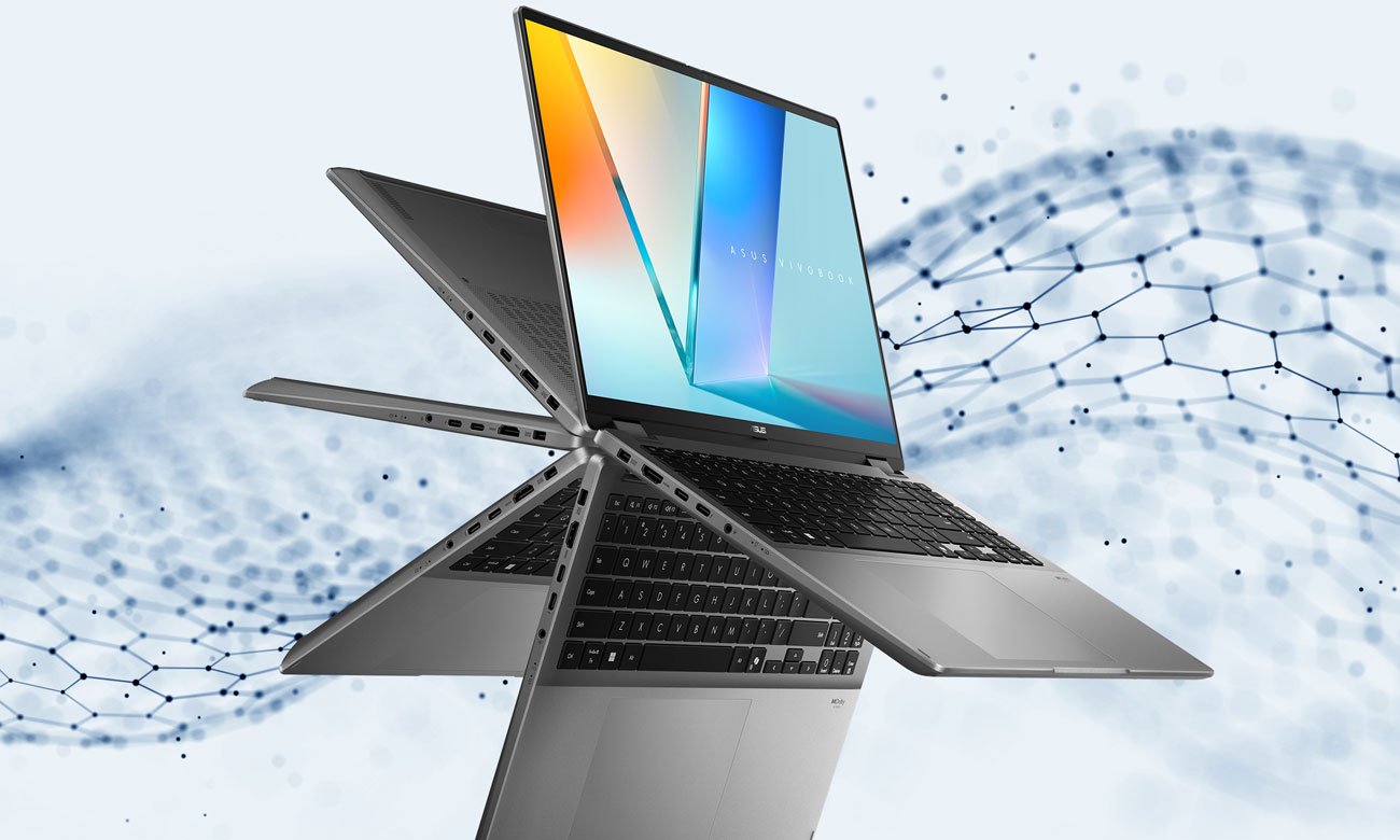 ASUS Vivobook 16 Flip TP3607 ekran klawiatura bok obudowy