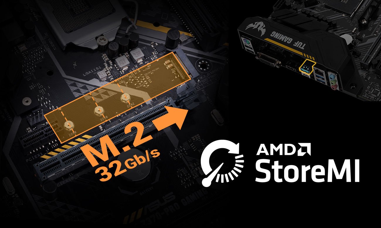 ASUS TUF B450M-PLUS GAMING Pamięć