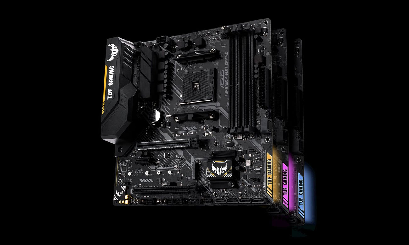 ASUS TUF B450M-PLUS GAMING Podświetlenie