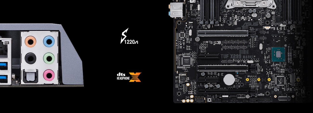 ASUS TUF X299 MARK 1 Audio Realtek® S1220A