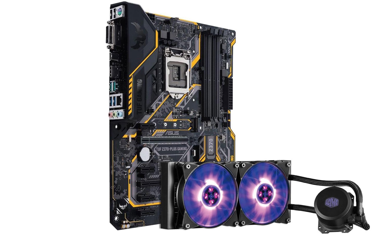 ASUS TUF Z370-PLUS GAMING + MasterLiquid ML240L
