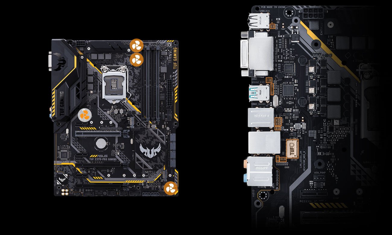 ASUS TUF Z370-PRO GAMING Fan Xpert 4 Core LAN Guard