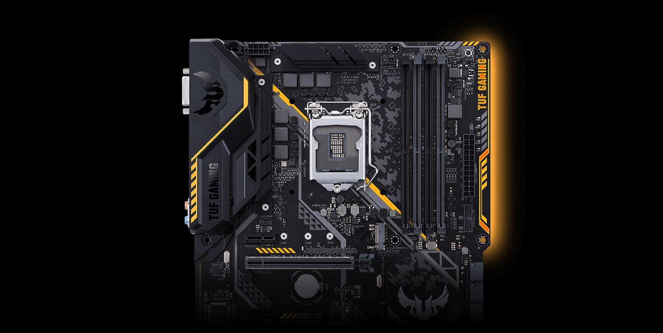 ASUS TUF Z370-PRO GAMING Podświetlenie LED