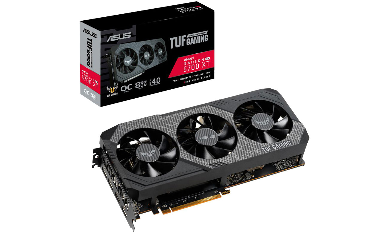 Karta graficzna AMD ASUS Radeon RX 5700 XT TUF OC 8GB GDDR6 TUF 3-RX5700XT-O8G-GAMING