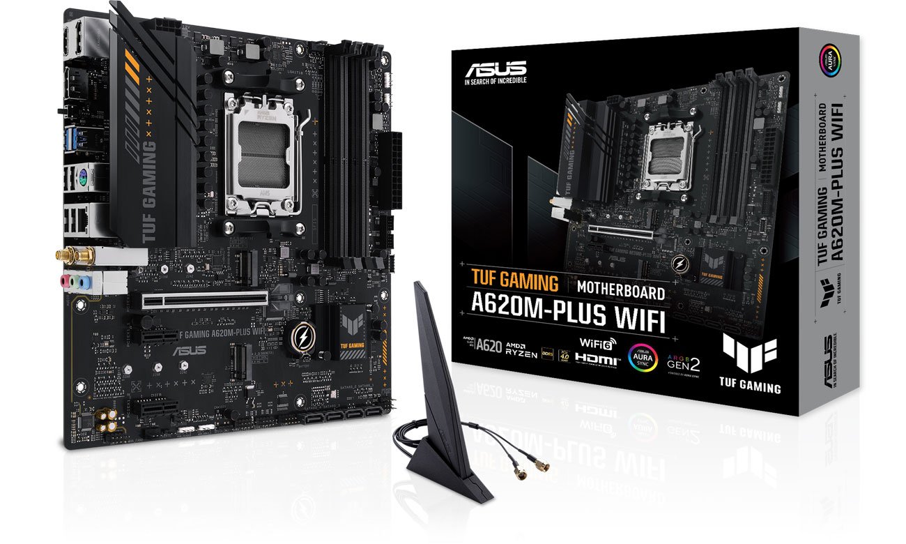 ASUS TUF GAMING A620M-PLUS WIFI Płyta główna box