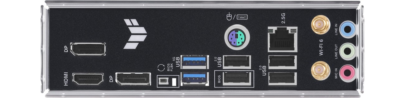 ASUS TUF GAMING A620M-PLUS WIFI Porty