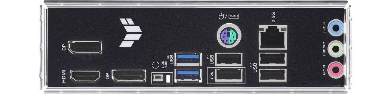 ASUS TUF GAMING A620M-PLUS Porty