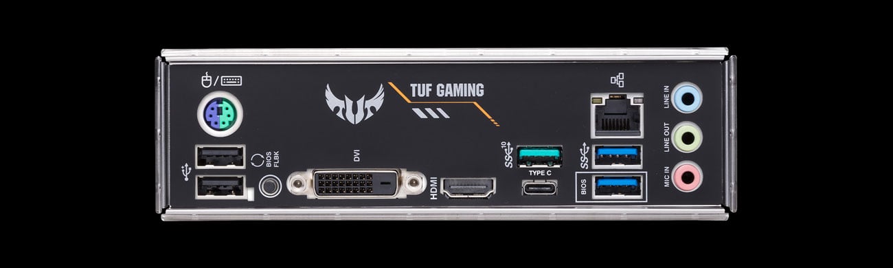 ASUS TUF GAMING B450M-PLUS II - Złącza