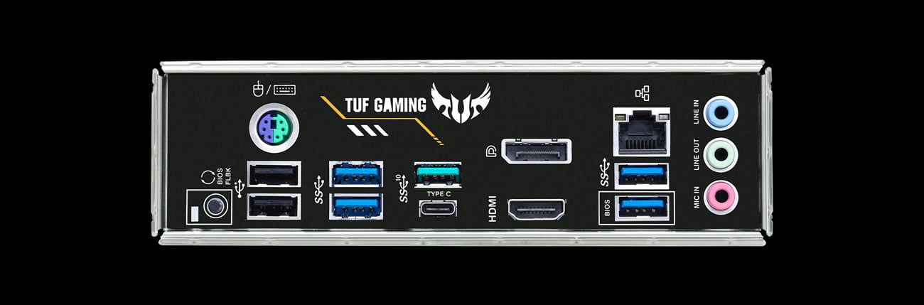 ASUS TUF GAMING B450M-PRO II - Złącza