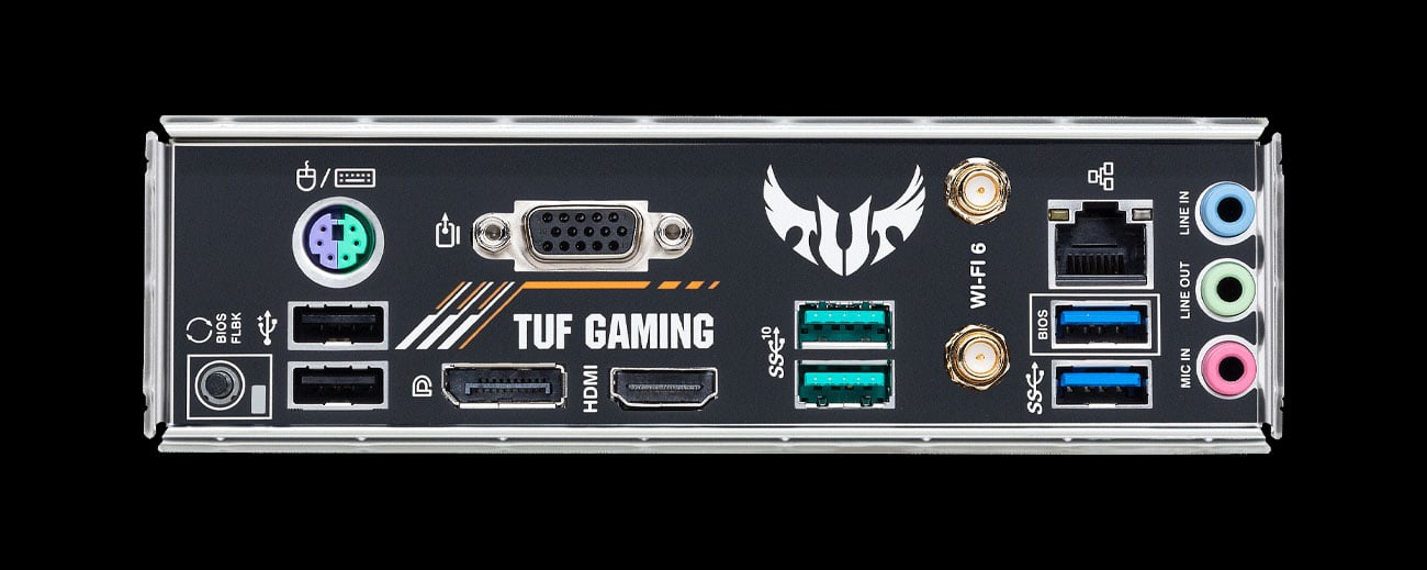 ASUS TUF GAMING B550M-E WIFI - Złącza