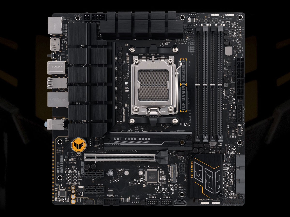 ASUS TUF GAMING B650M-E chłodzenie