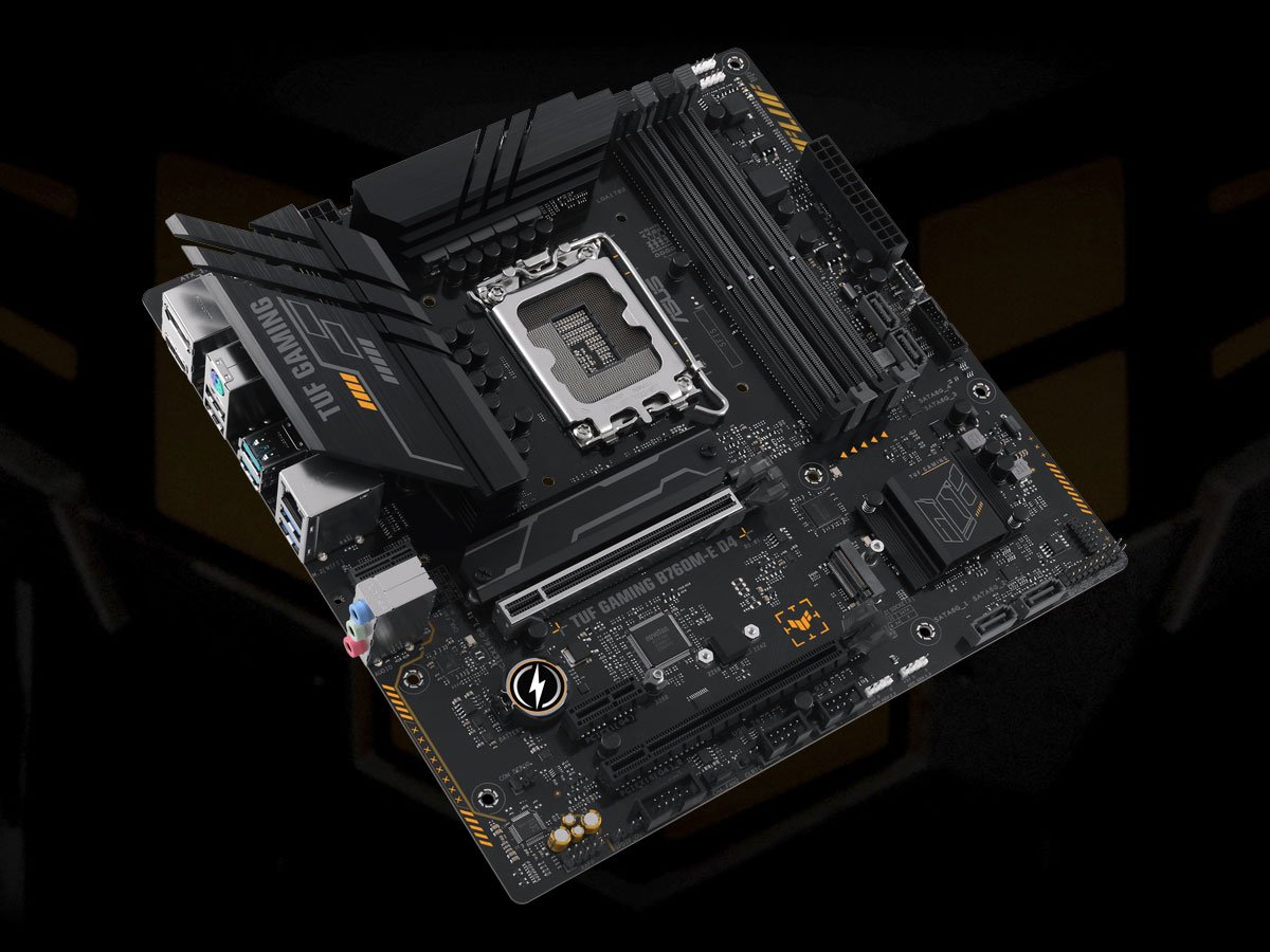 ASUS TUF GAMING B760M-E D4 porty