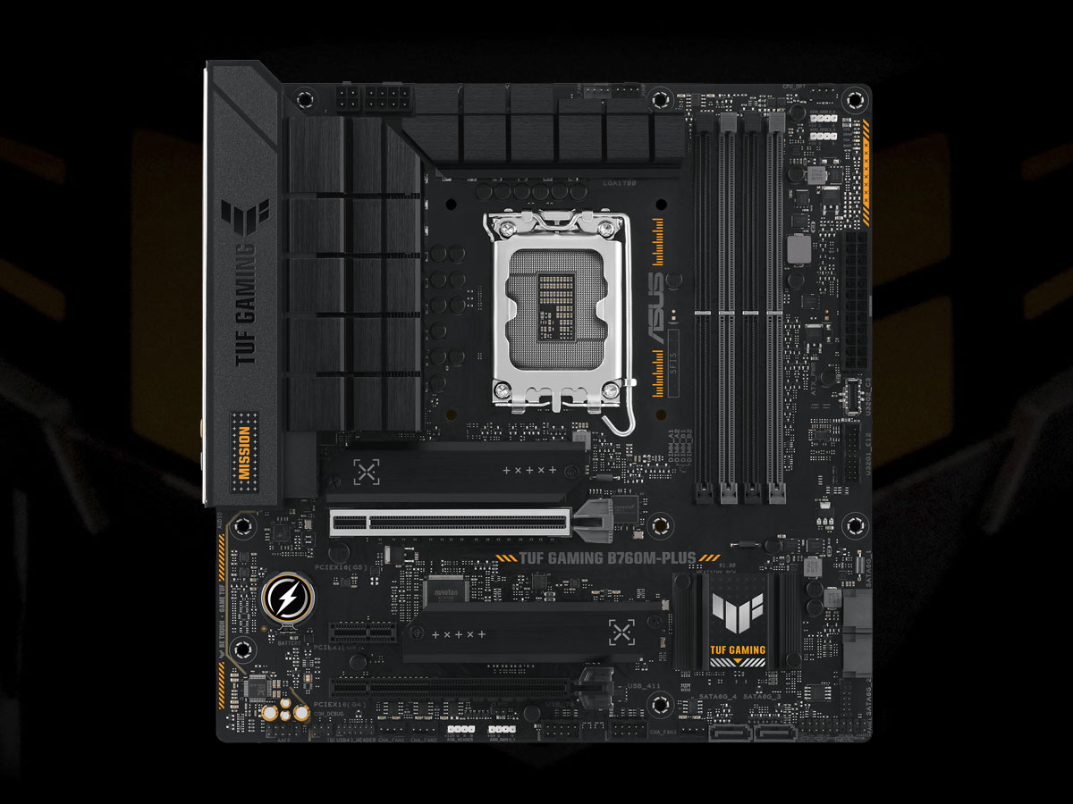 ASUS TUF GAMING B760M-PLUS chłodzenie