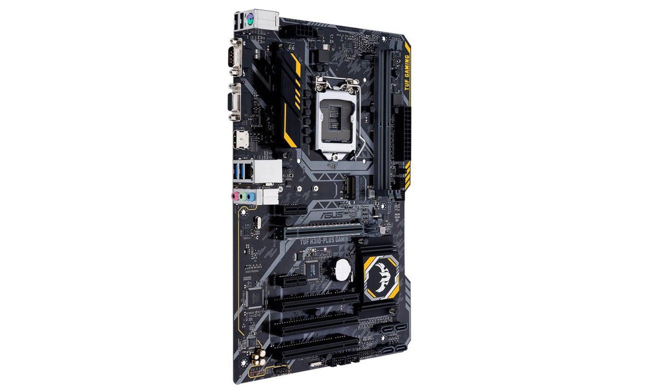 ASUS TUF H310-Plus Gaming Udoskonalona stabilność pamięci DDR4 ASUS OptiMem