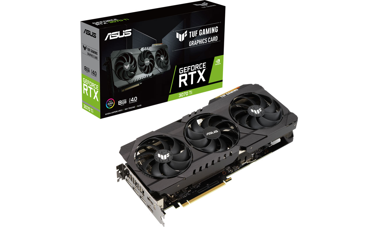 ASUS GeForce RTX 3070 Ti TUF Gaming LHR 8GB GDDR6X - Karty