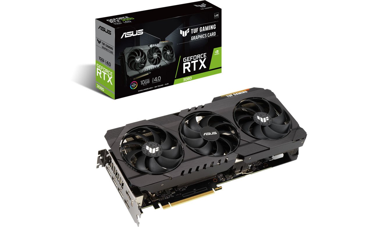 ASUS GeForce RTX 3080 TUF GAMING V2 LHR 10 ГБ GDDR6X