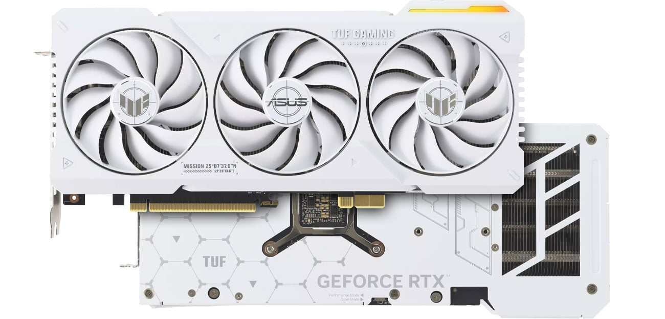 ASUS GeForce RTX 4070 Ti SUPER TUF GAMING BTF White OC Kühlung