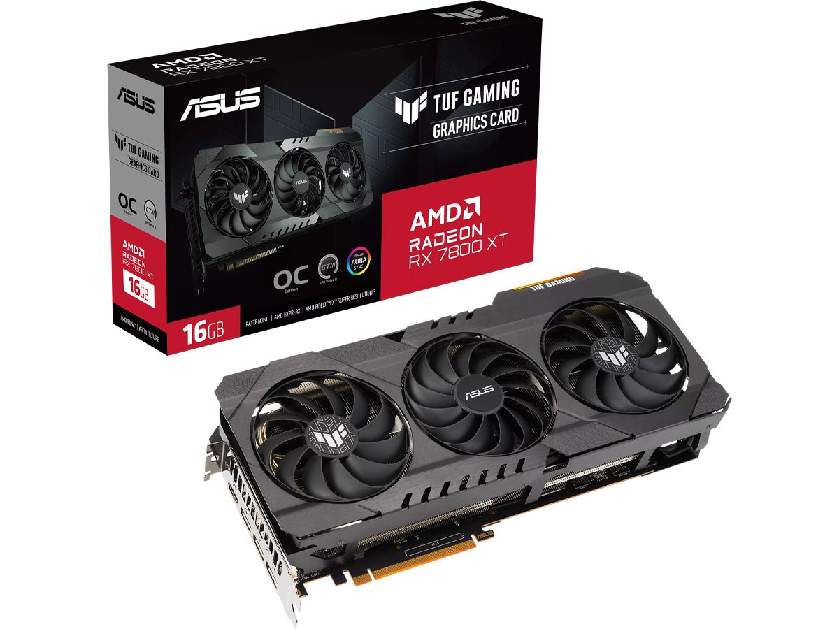 ASUS  Radeon RX 7800 XT TUF Gaming OC 16 GB GDDR6