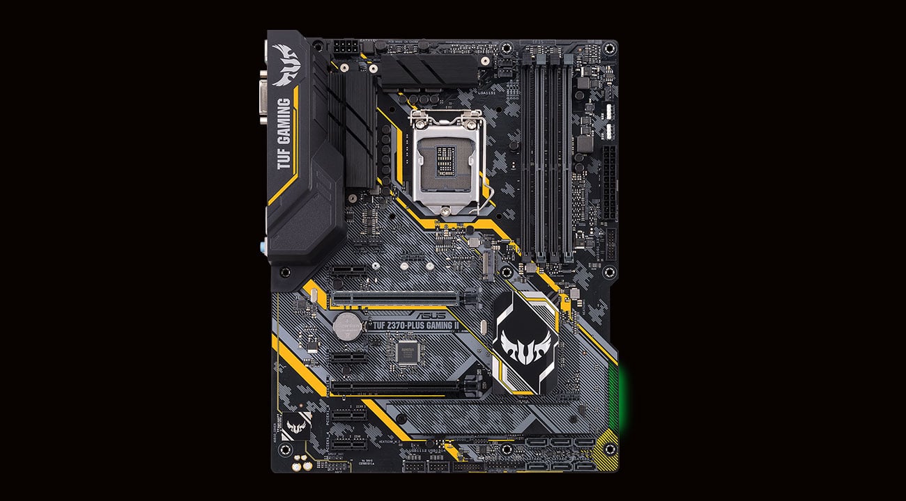 ASUS TUF Z370-PLUS GAMING II Podświetlenie LED