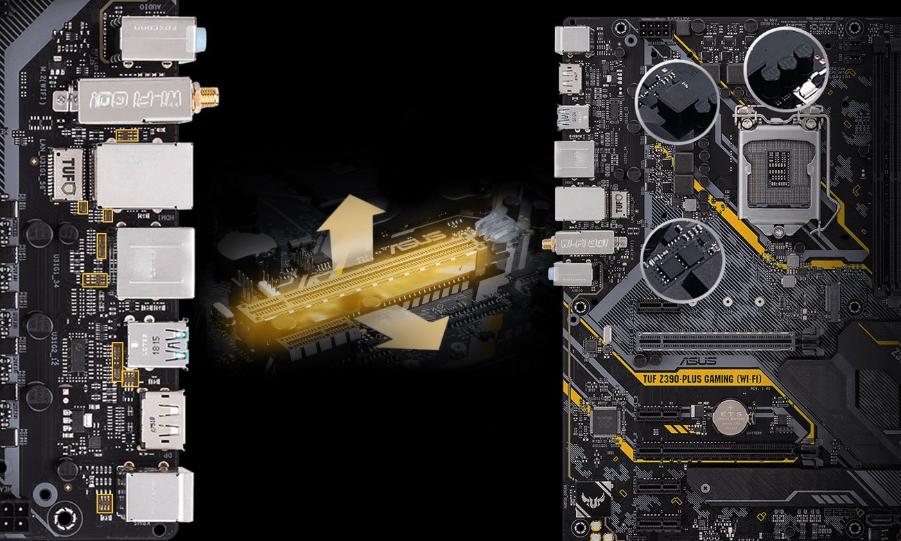 ASUS TUF Z390-PLUS GAMING WI-FI Bezpieczeństwo