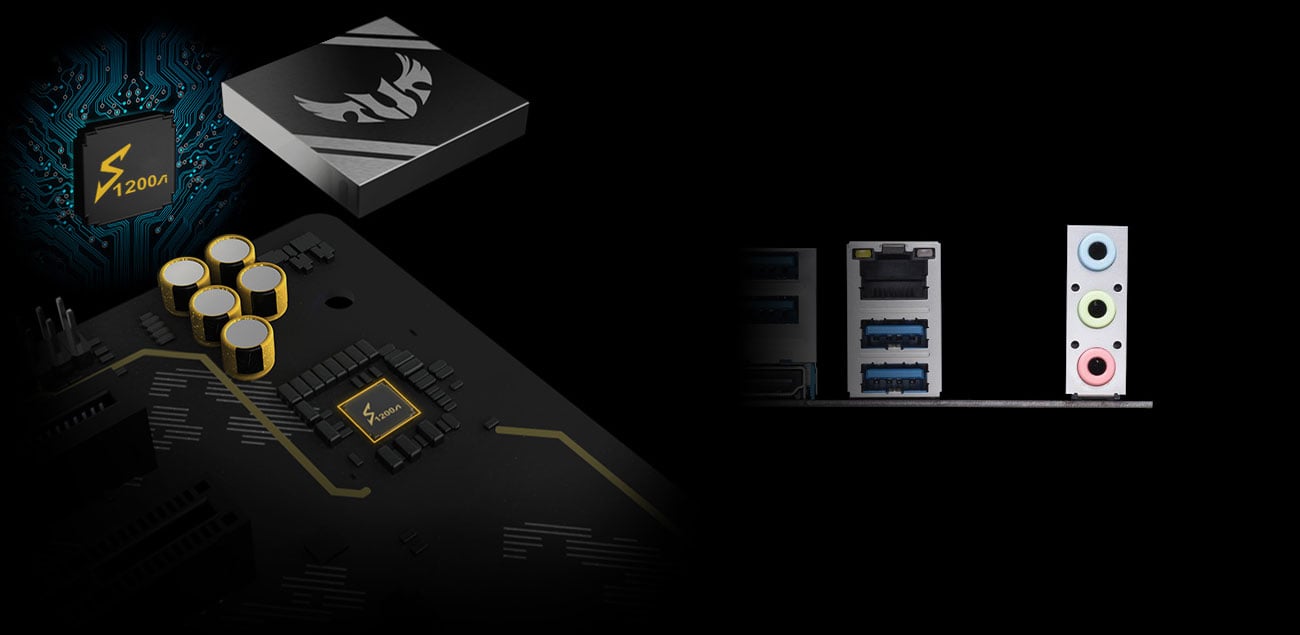 ASUS TUF Z390-PLUS GAMING Układ audio
